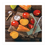 Bell peppers and tomatoes (Print Only) thumbnail