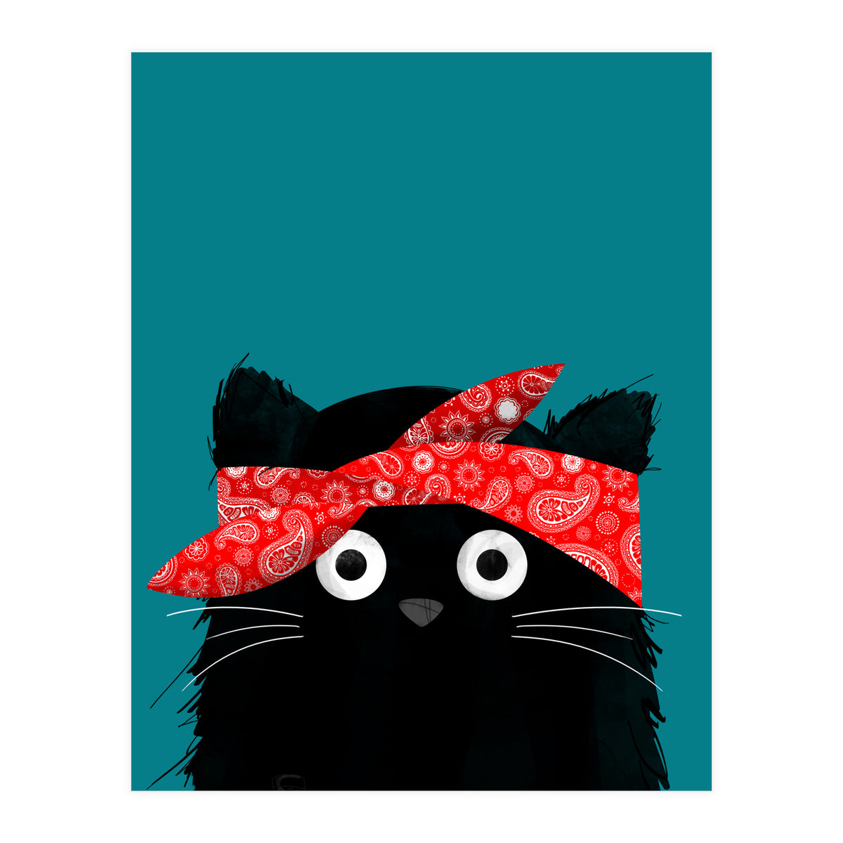 Doozal Cat Tupac (Print Only)