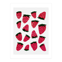 Summer strawberries red  (Print Only)
