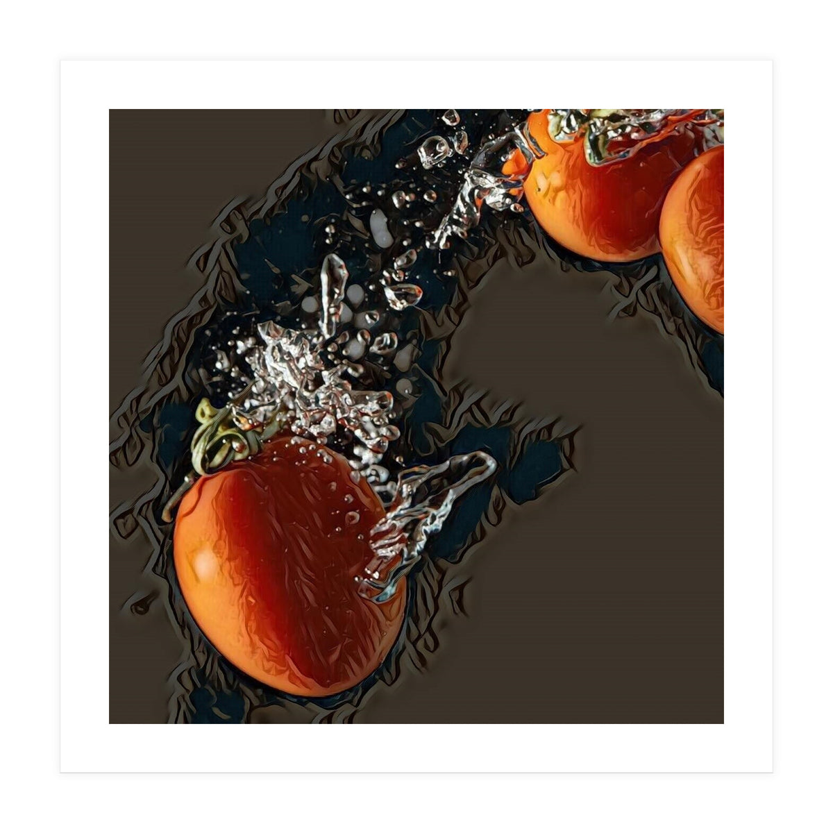 Fresh water tomatoes (Print Only)