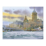 Galata Tower. Istanbul. Watercolor (Print Only) thumbnail