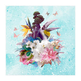 Floral Hornbill Blue (Print Only) thumbnail