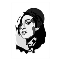 Amy Winehouse Close Up (Print Only)