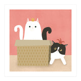 Cat 100: The queen and the jester (Print Only) thumbnail