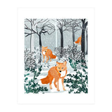 Fox Snow Walk (Print Only) thumbnail