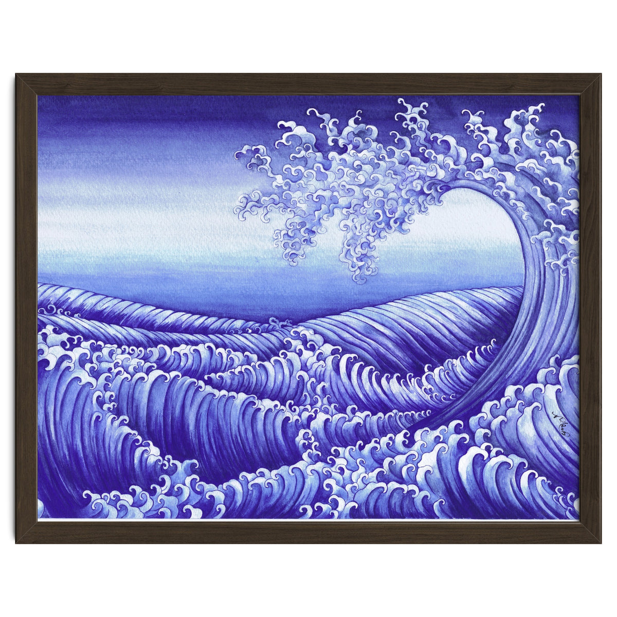 Turbulent Water Triptych part 3