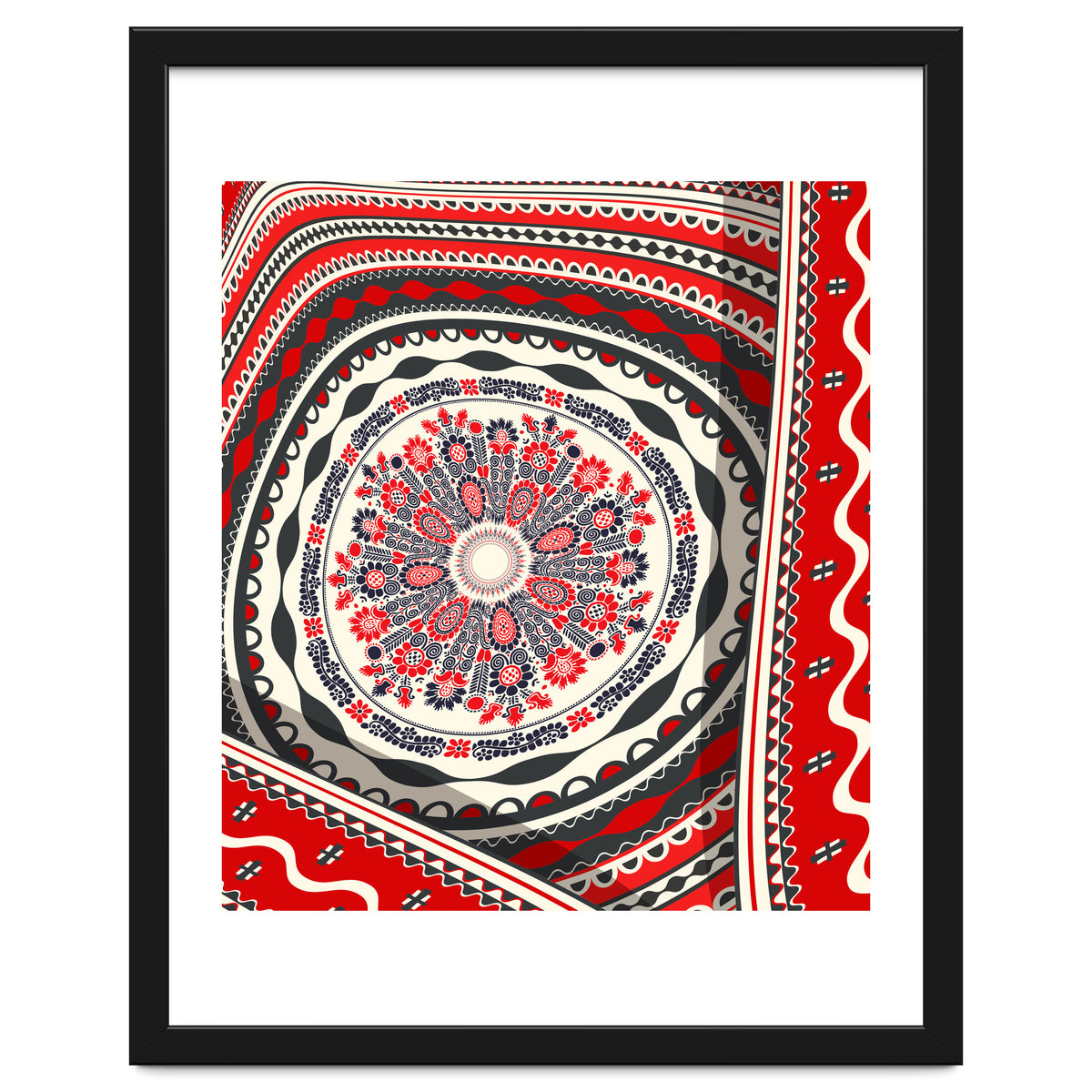 Romanian embroidery background 20