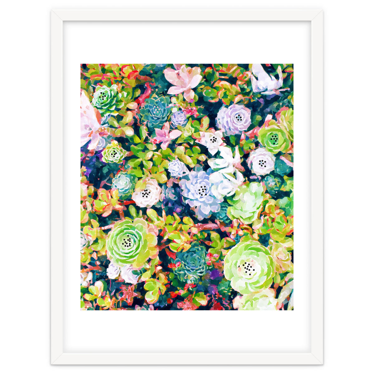 Watercolor Succulents