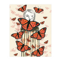 Surrounded by butterflies (Print Only)