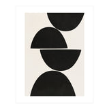 ABSTRACT AND GEOMETRIC SHAPES 04BW (Print Only) thumbnail