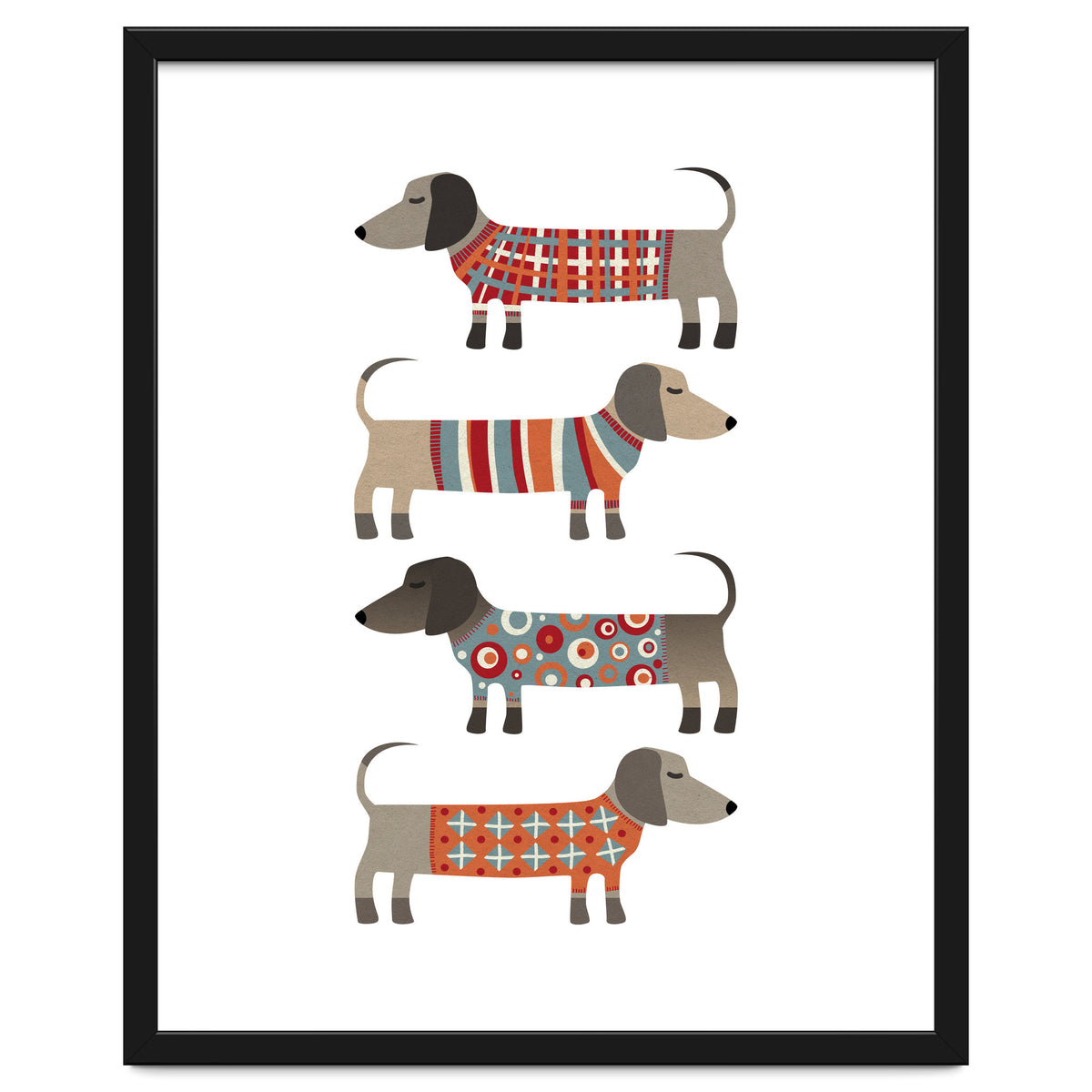 Sausage Dogs In Sweaters