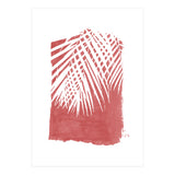 Palm Leaves On Red (Print Only) thumbnail