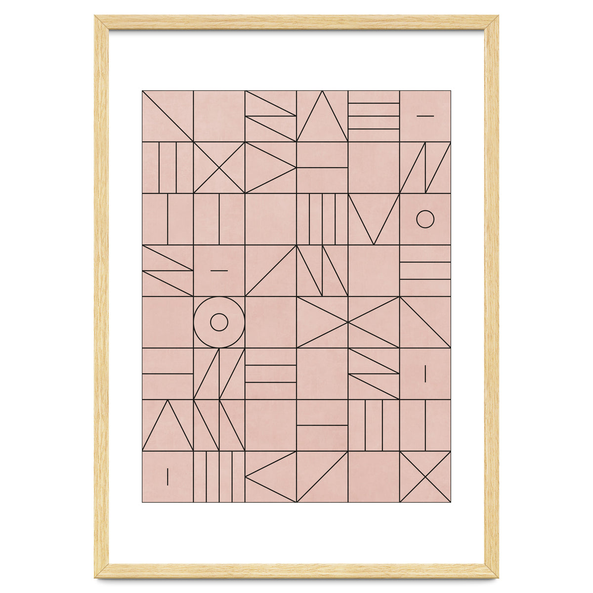 My Favorite Geometric Patterns No.2 - Pale Pink