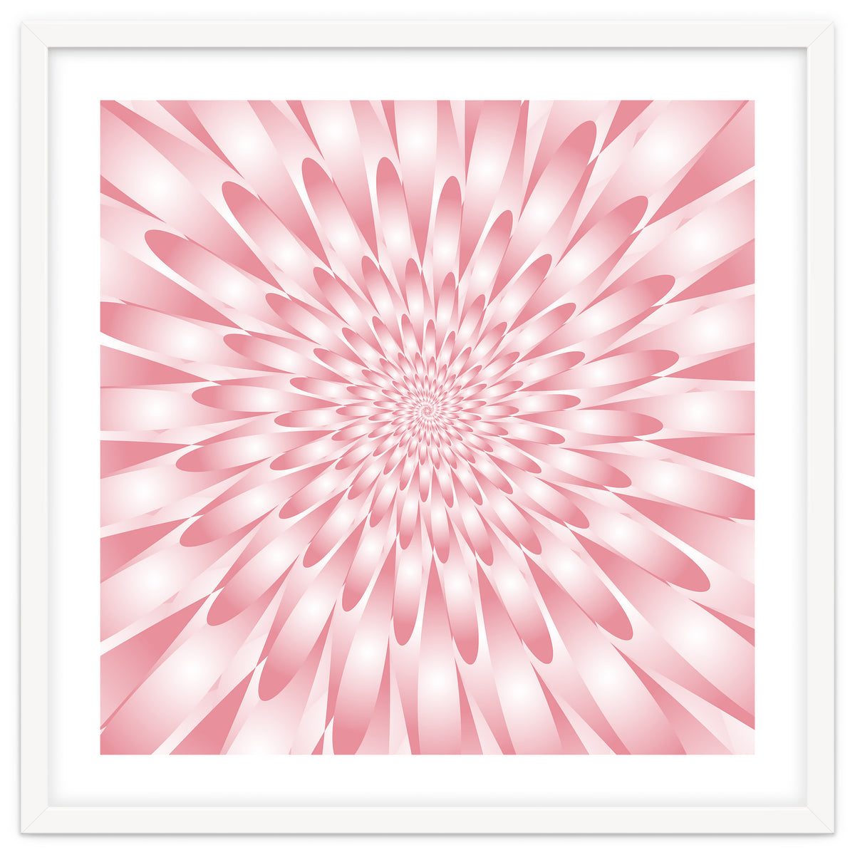 Spiral Pink Flower