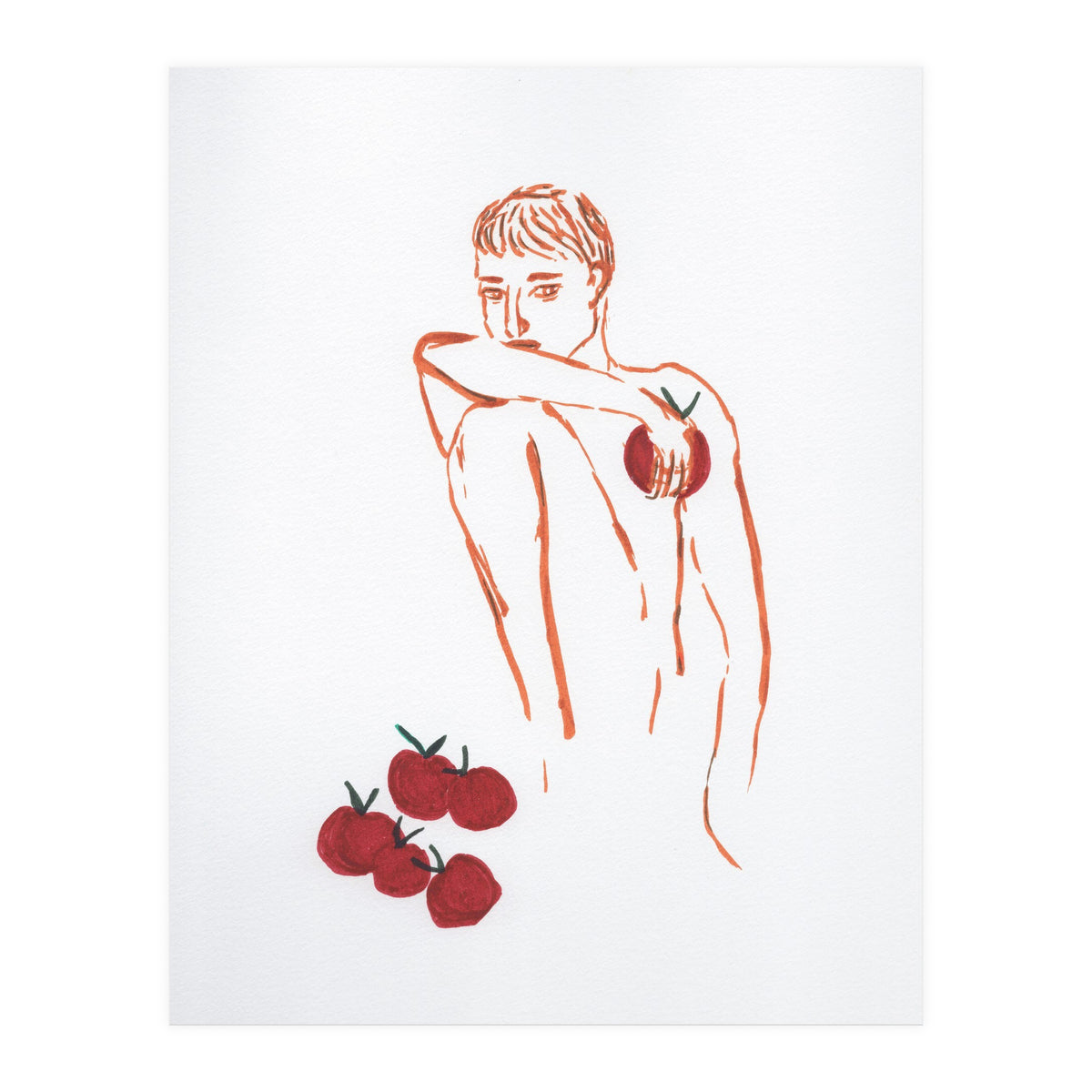 Apples eater (Print Only)