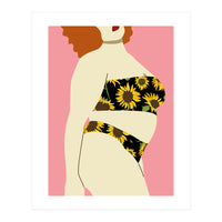 Sunflower Swimsuit (Print Only)