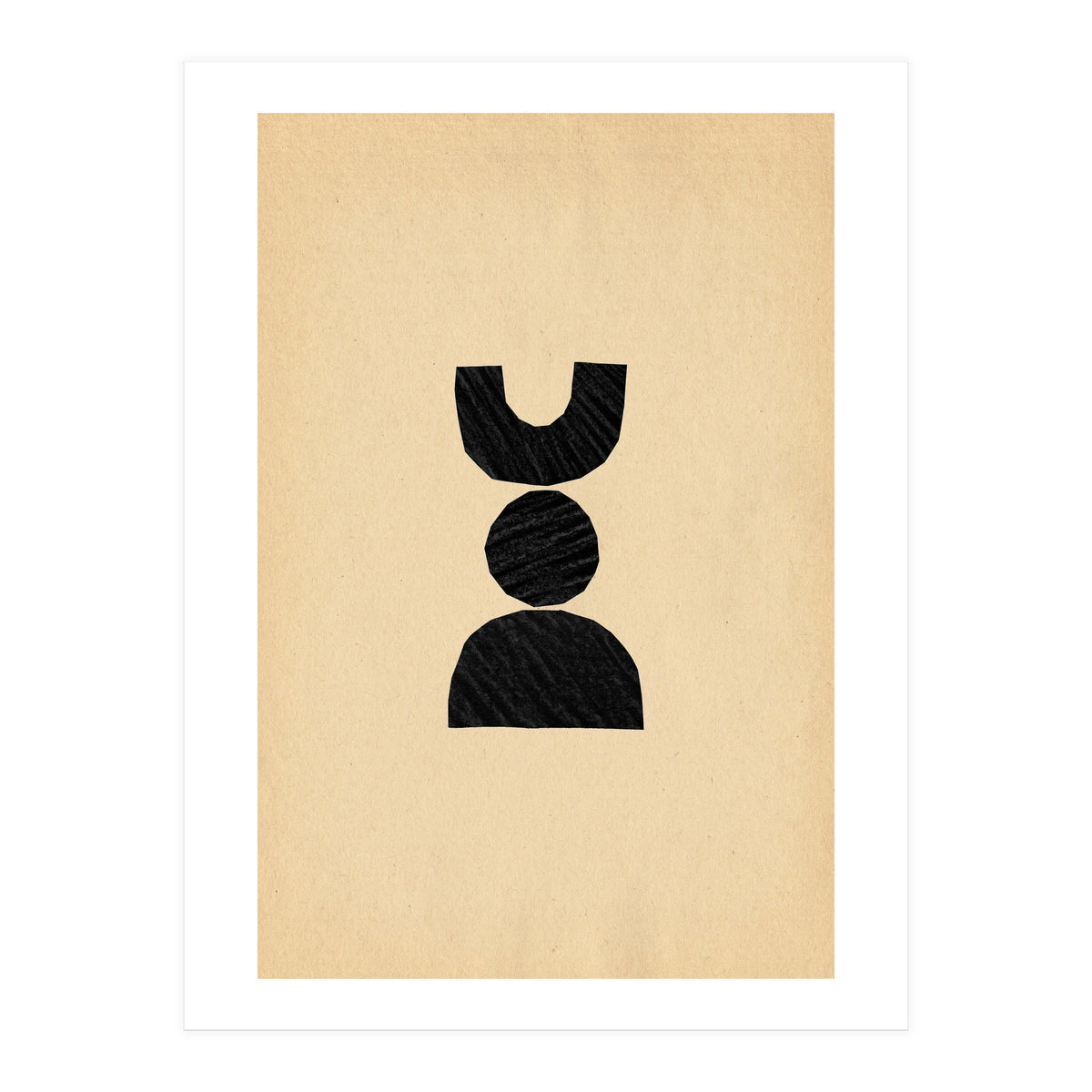 Abstract balancing shapes (Print Only)