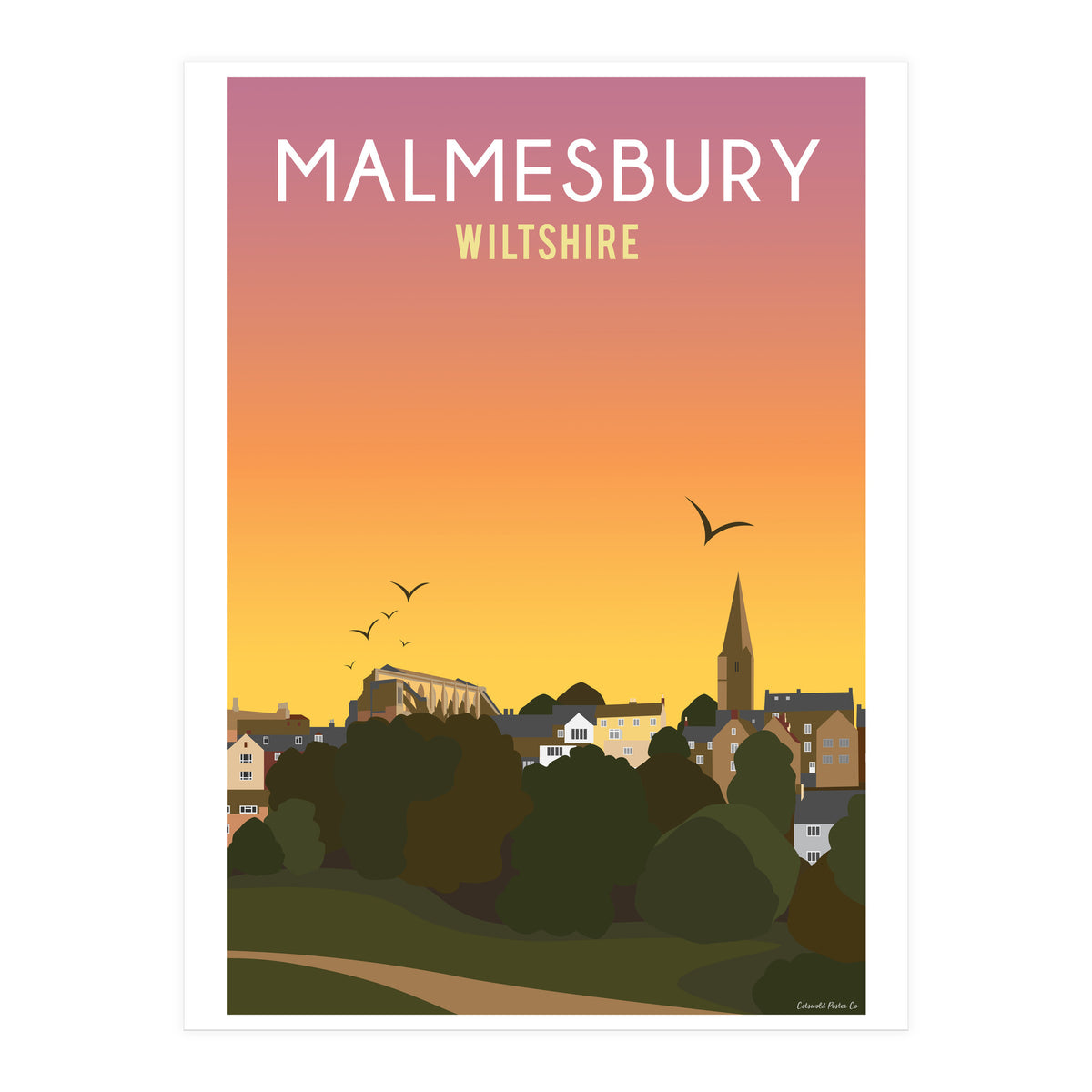 Malmesbury Sunset (Print Only)