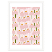 Pastel Pink Flower Pattern