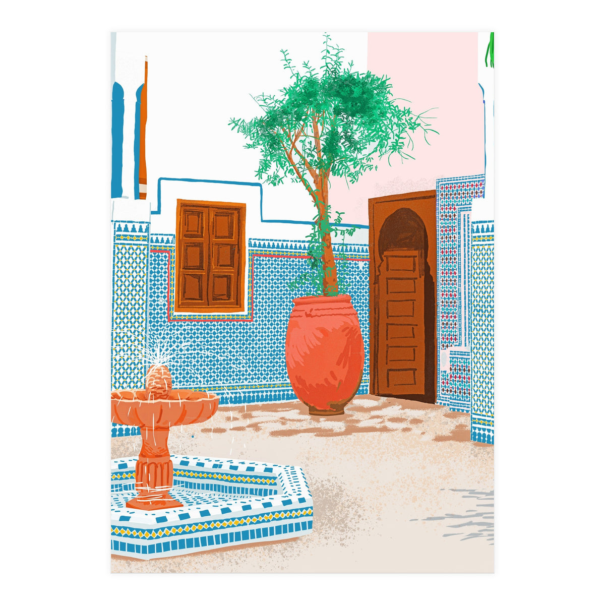 Moroccan Villa (Print Only)
