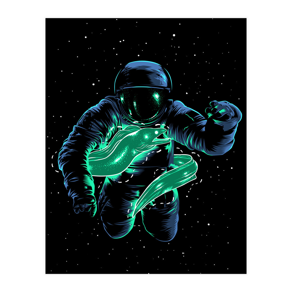 Astronaut fish (Print Only)