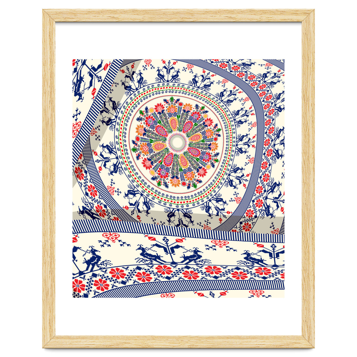 Romanian embroidery background 4