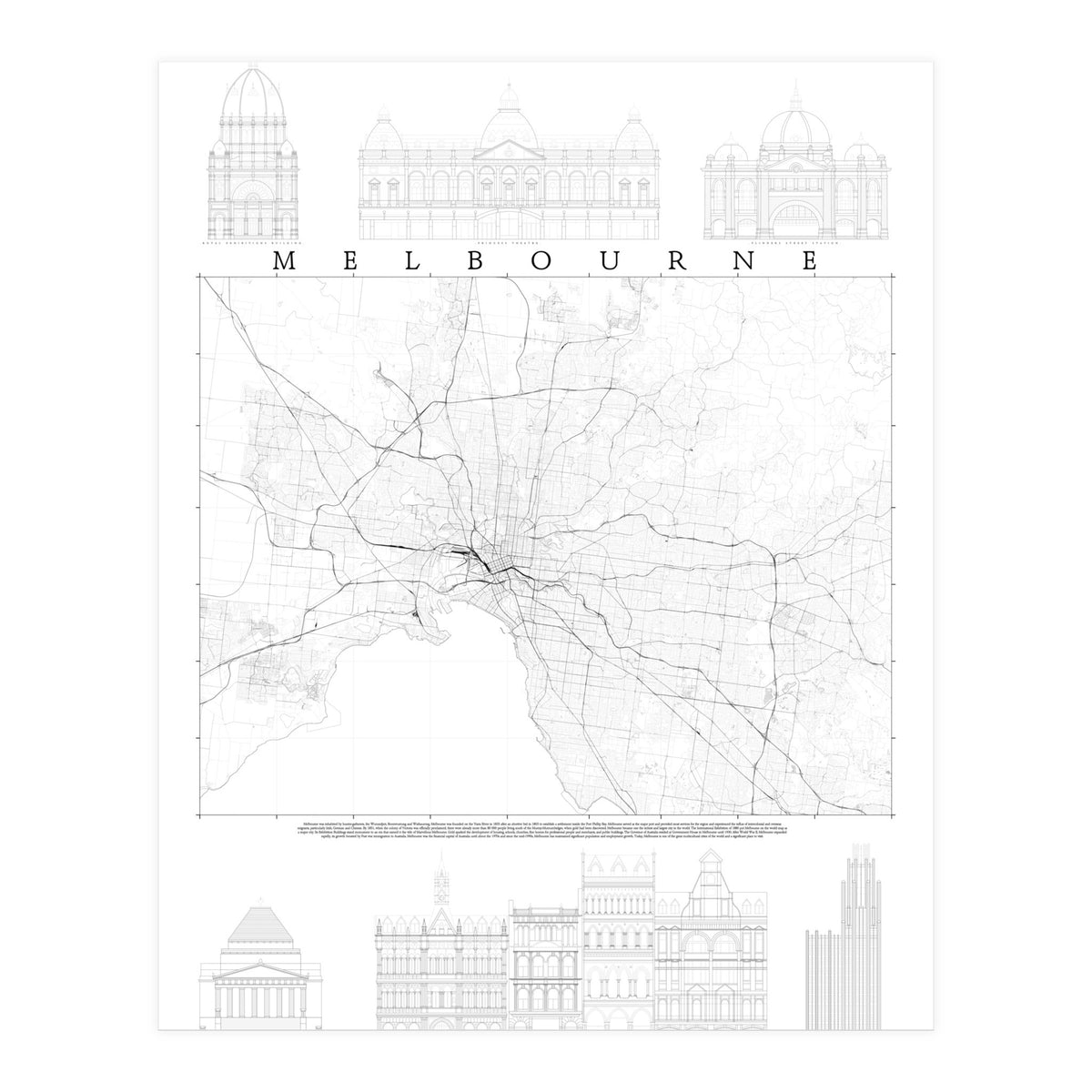 Melbourne (Print Only)