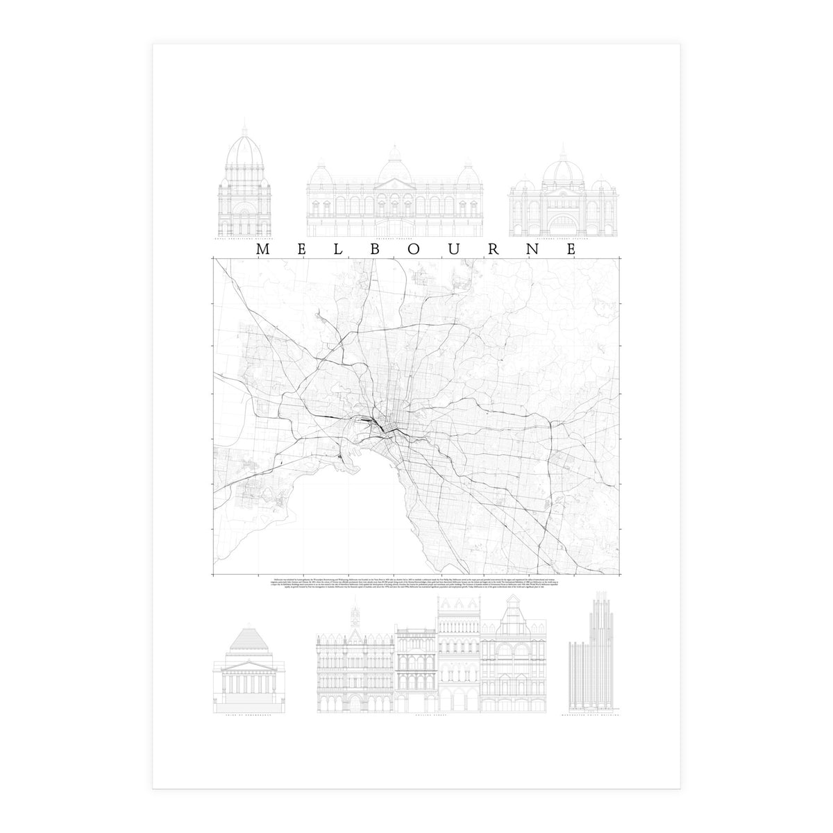 Melbourne (Print Only)