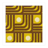 70s Curve Lines Avocado Pearl  (Print Only) thumbnail