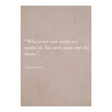 Whatever Our Souls Are Made Of By Bronte (Print Only) thumbnail