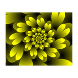 Yellow Floral Satin Wallpaper (Print Only) thumbnail