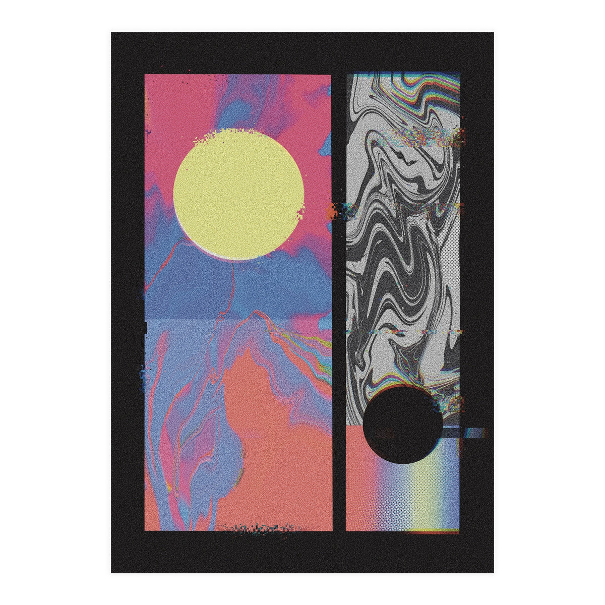 Yin Yang Sun Moon (Print Only)