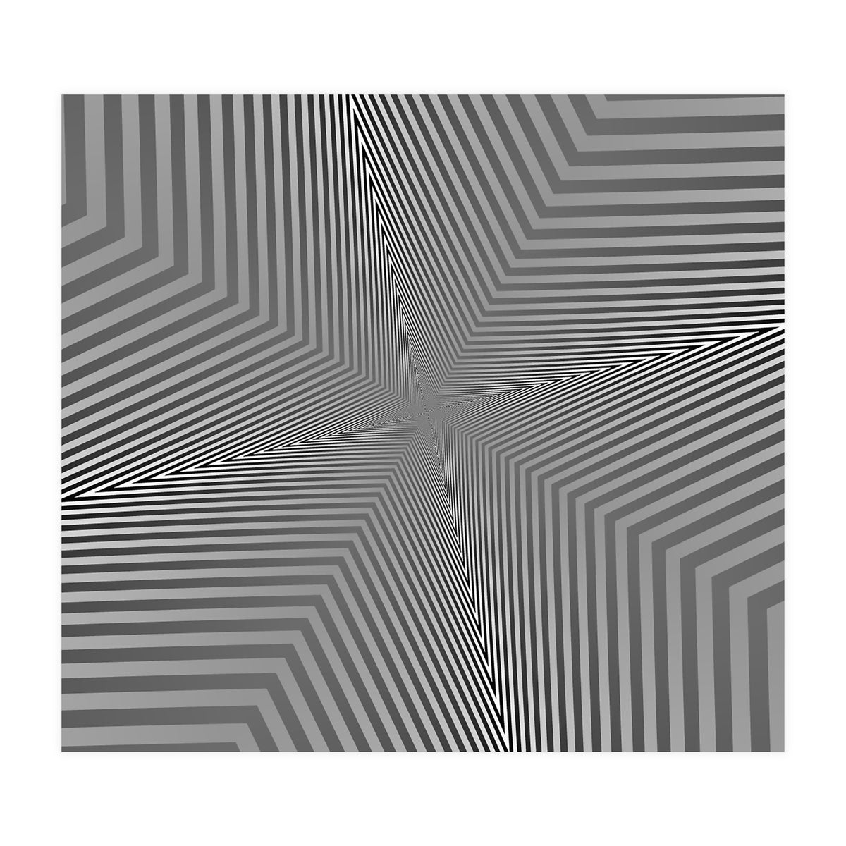 Abstract Triangle Pattern Geometric  (Print Only)