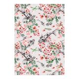 Asian fish among flowers (Print Only) thumbnail