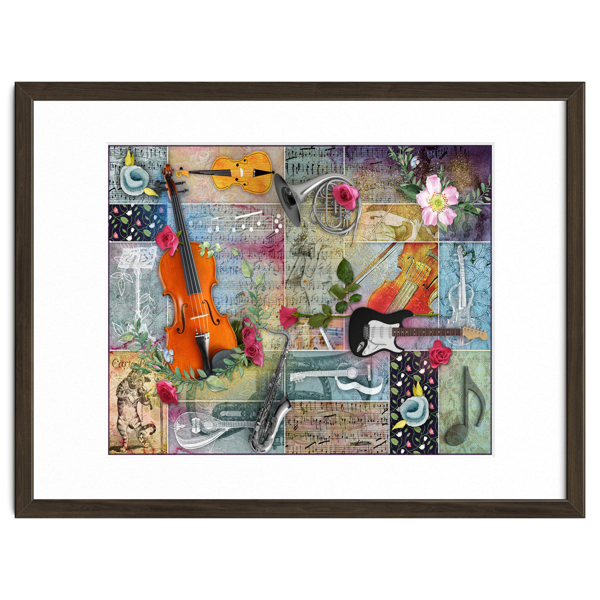 Musical Garden Collage