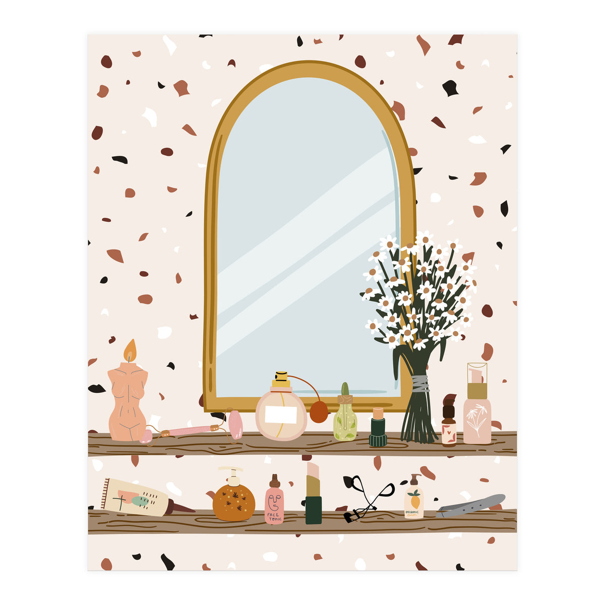 Boho Mirror Station (Print Only)