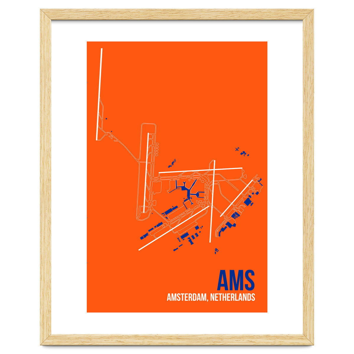 Amsterdam Airport Layout