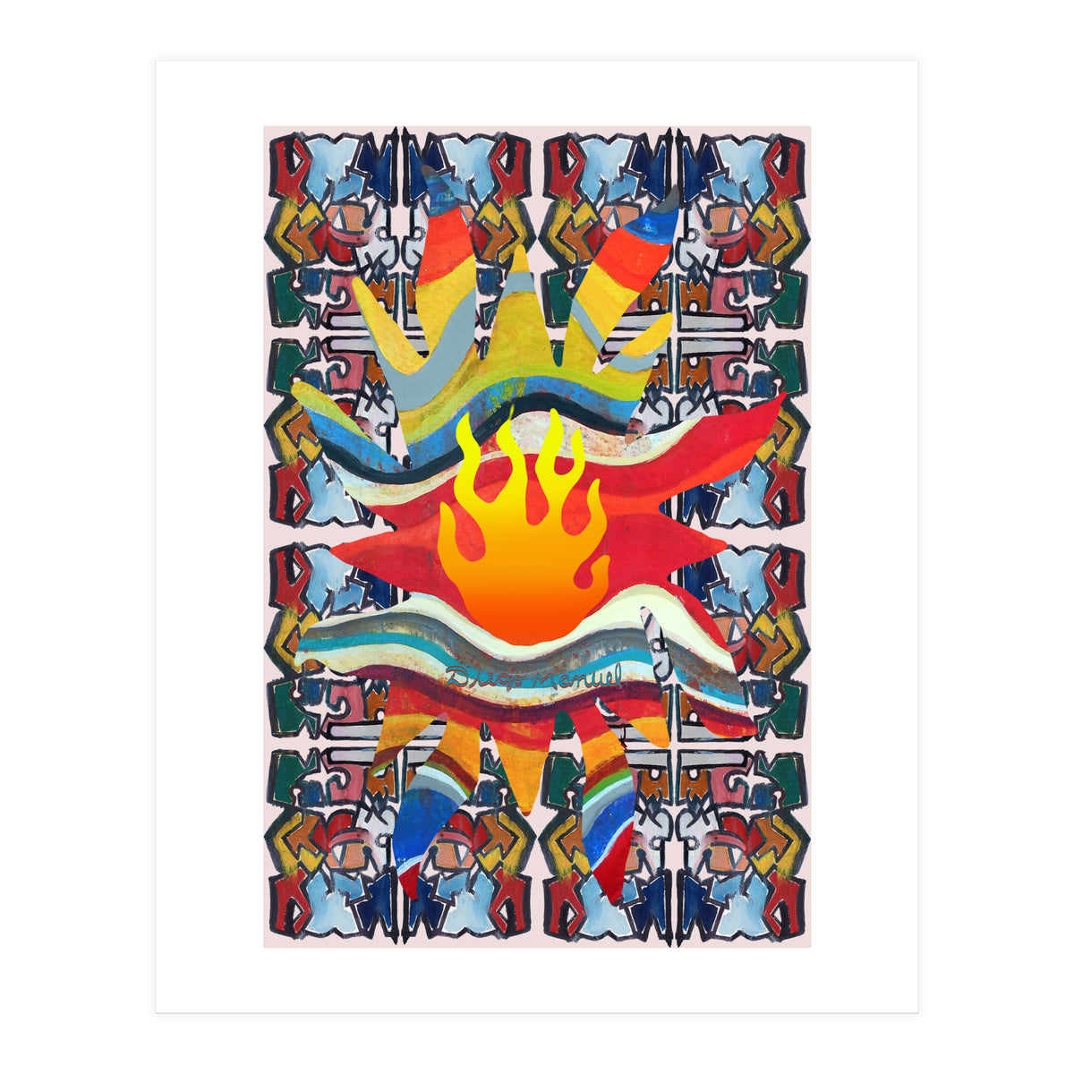 Fuego Y Graffiti 47 (Print Only)