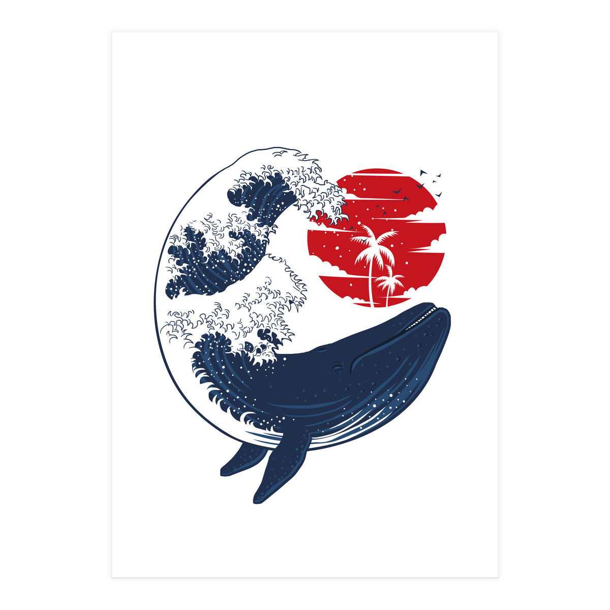The Wave whale (Print Only)