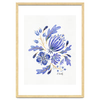 Protea Floral | Blue