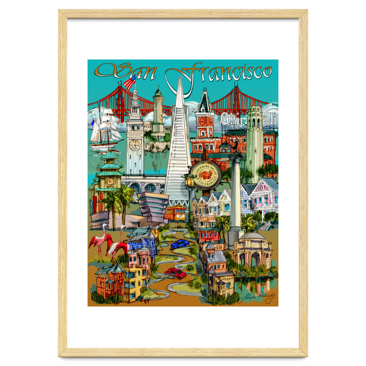 San Francisco Illustration