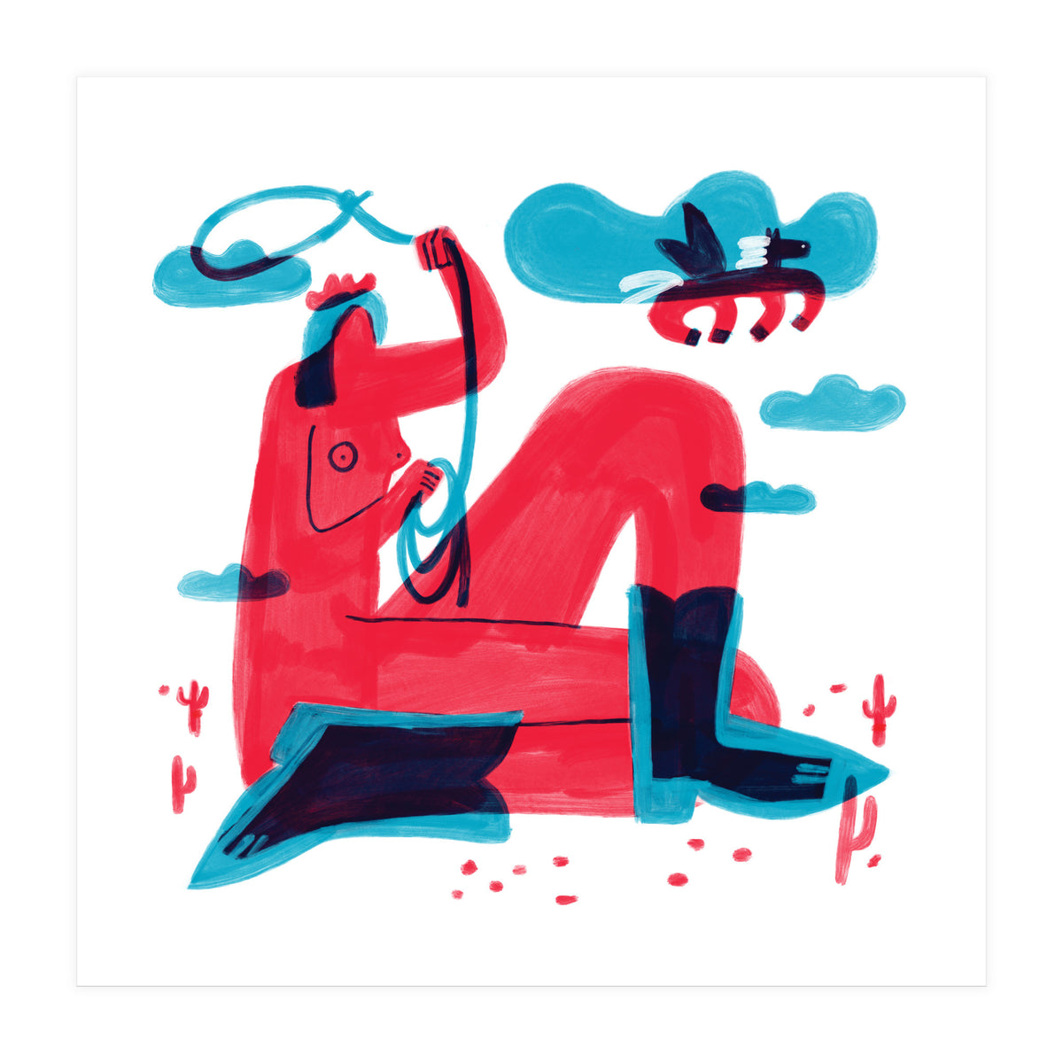 Runaway Pegasus (Print Only)