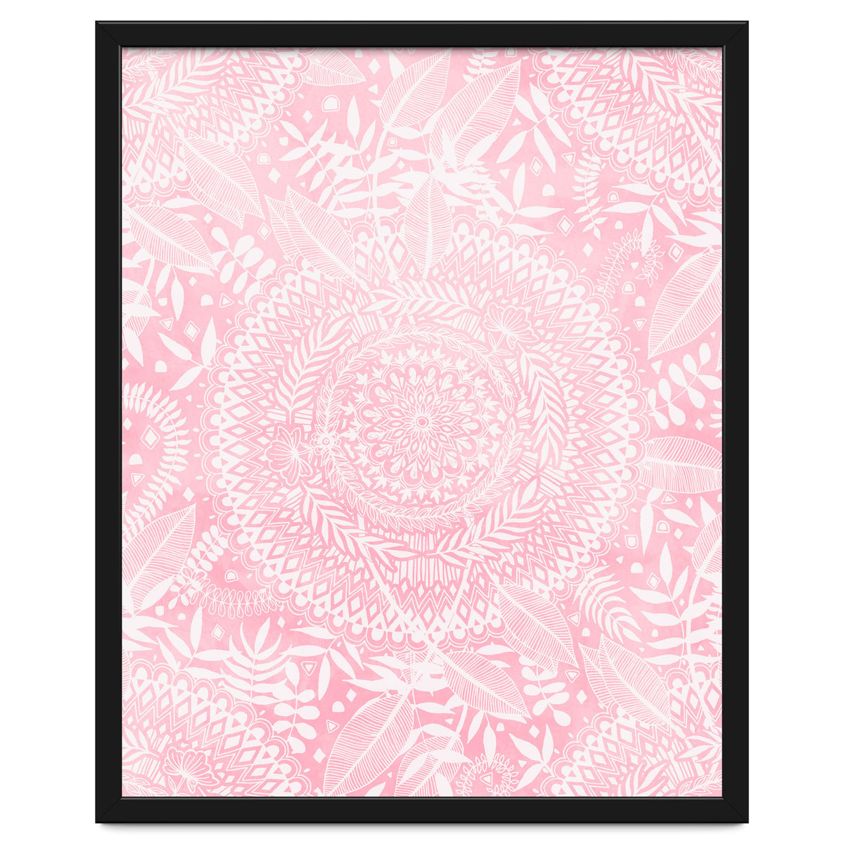 Medallion Pattern in Blush Pink