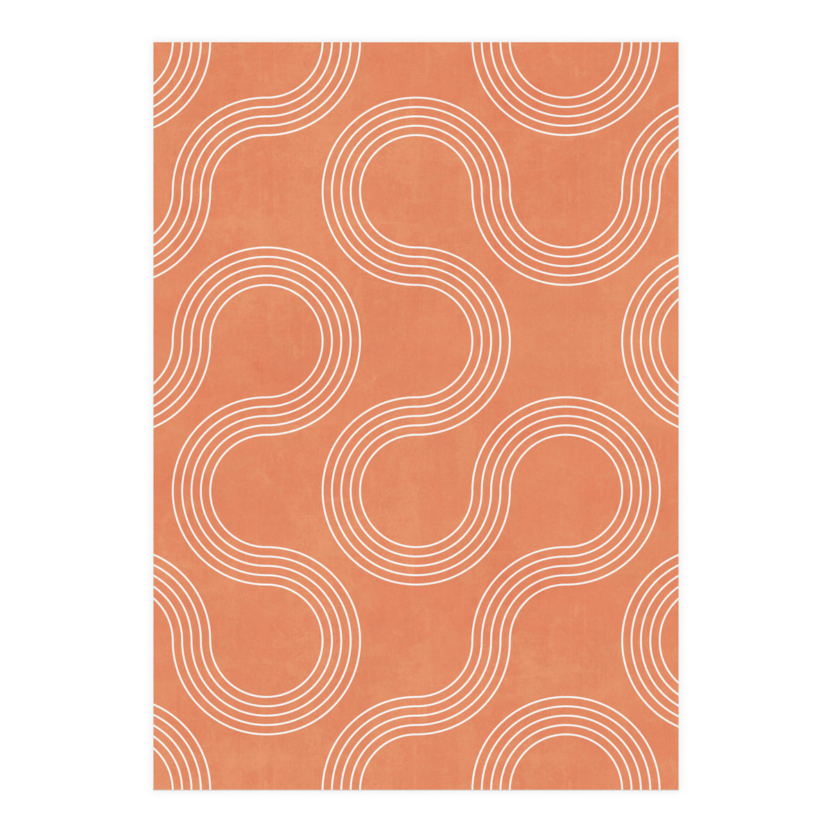 My Favorite Geometric Patterns No.32 - Coral (Print Only)