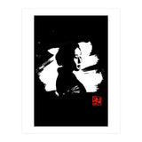 Black gesiha in white (Print Only) thumbnail