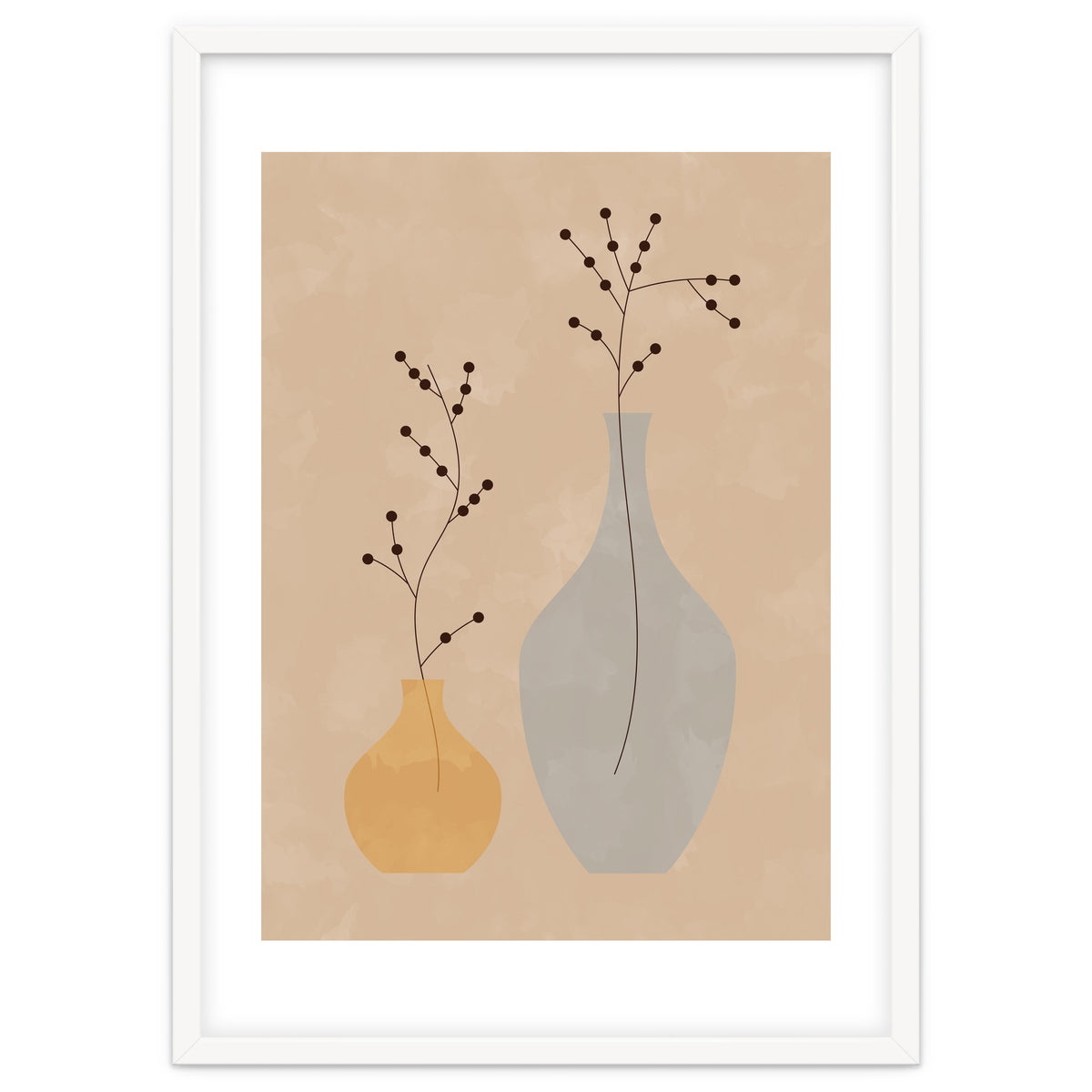 Mid Century Boho Pottery