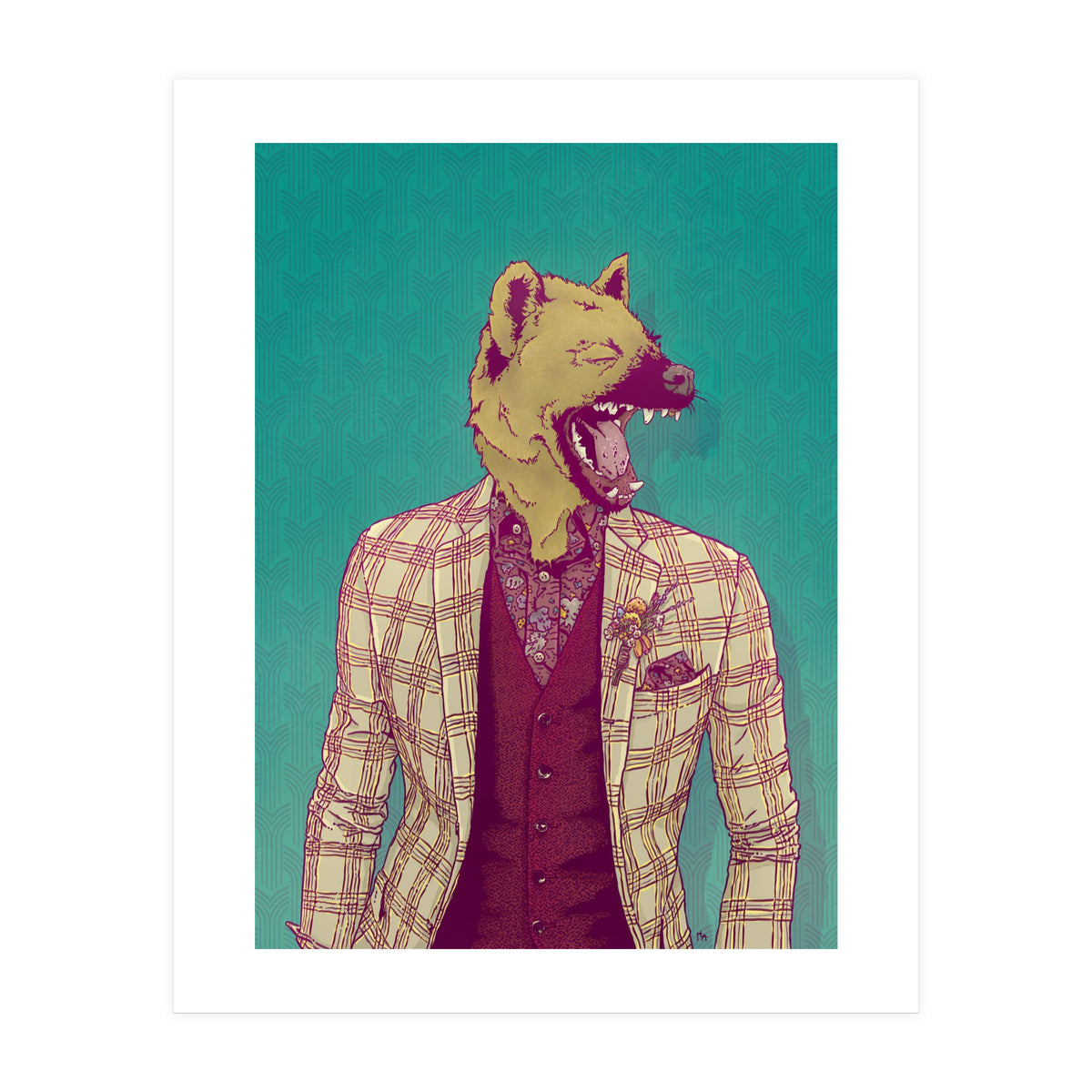Elwood The Hyena (Print Only)