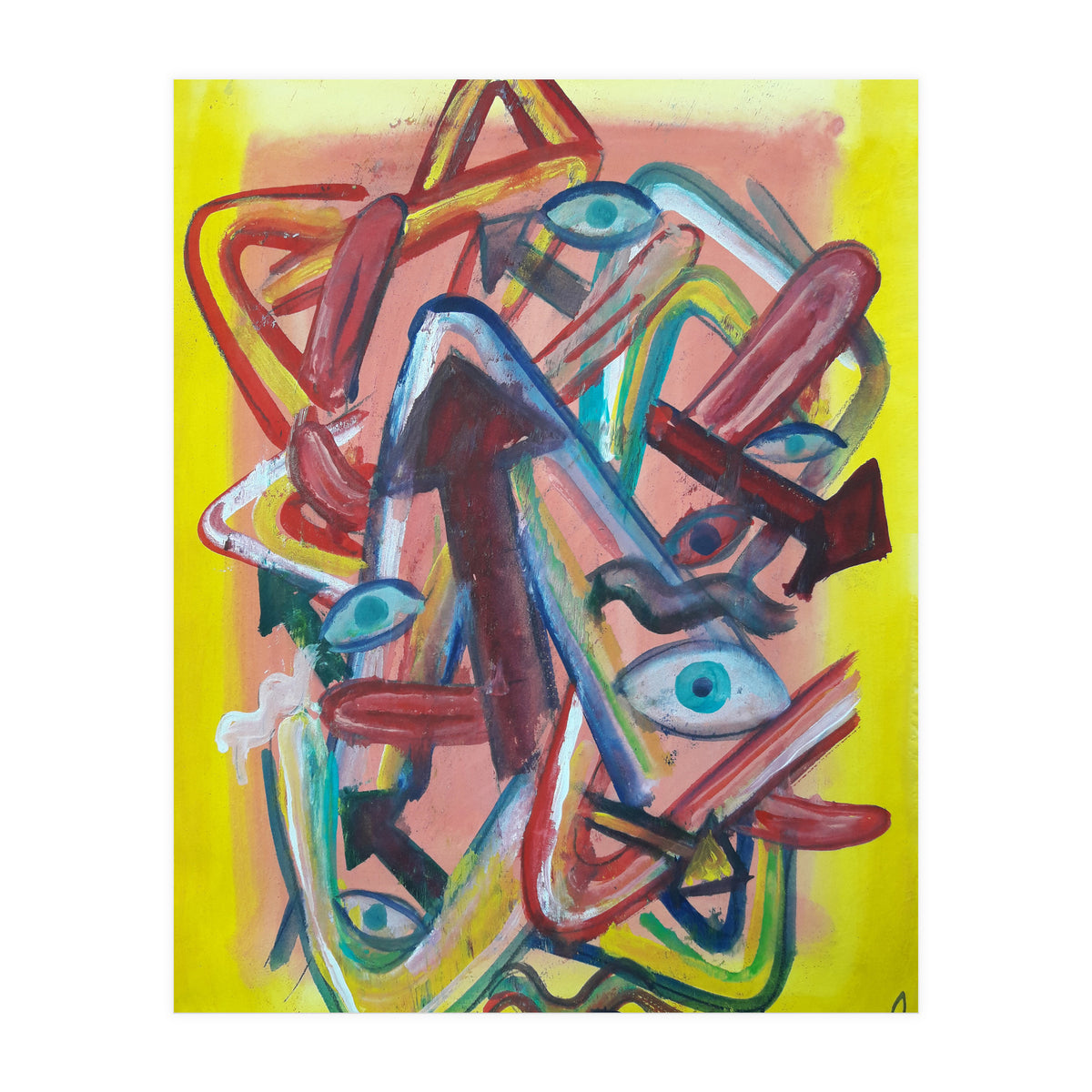 Formas Flechas Ojos Y Lenguas 3 (Print Only)