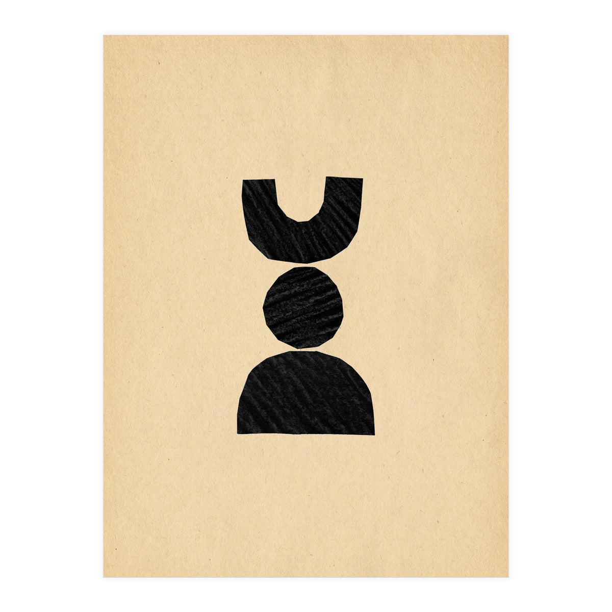 Abstract balancing shapes (Print Only)