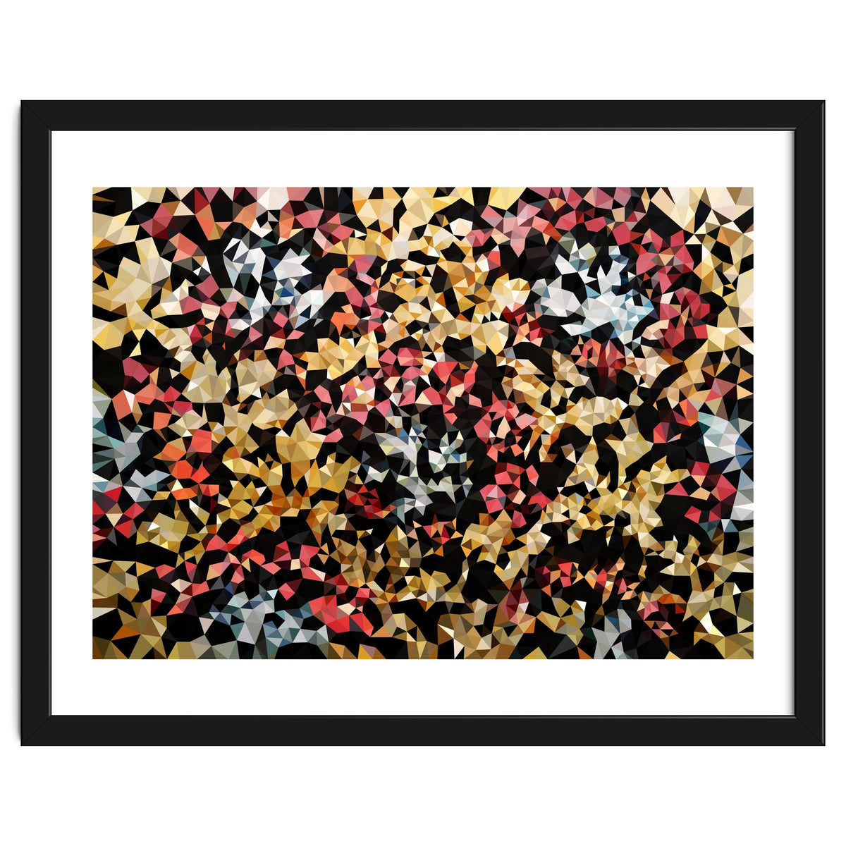 Floral Gold Geometric